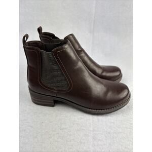 Eastland Women's Jasmine- Brown Chelsea Boots/ Size 9 Active Memory Foam